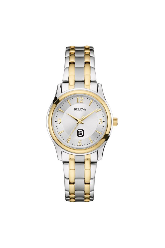 Women's Bulova Silver/Gold Duquesne Dukes Classic Two-Tone Round Watch
