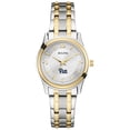 thumbnail image 1 of Women's Bulova Silver/Gold Pitt Panthers Classic Two-Tone Round Watch, 1 of 1