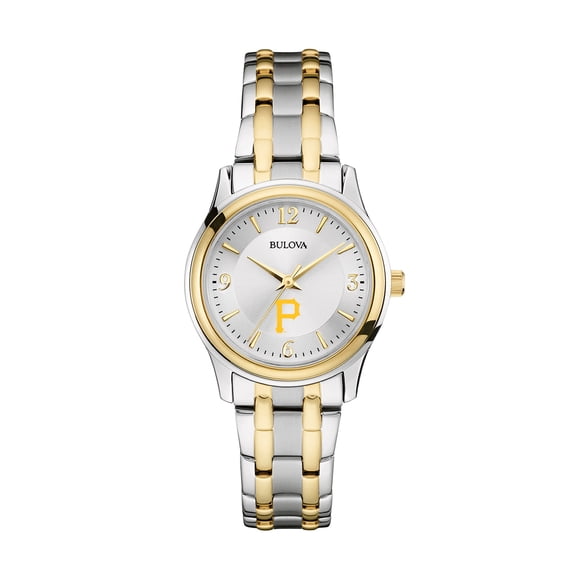 Women's Bulova Silver/Gold Pittsburgh Pirates Two-Tone Watch