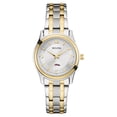 thumbnail image 1 of Women's Bulova Silver/Gold Southern Oregon Raiders Classic Two-Tone Round Watch, 1 of 1