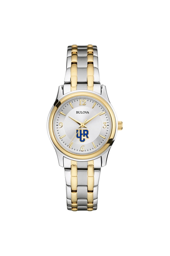 Women's Bulova  Silver/Gold UC Riverside Highlanders Two-Tone Stainless Steel Watch
