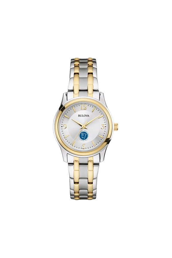 Women's Bulova Silver Niagara Falls Culinary Institute Two-Tone Stainless Steel Watch