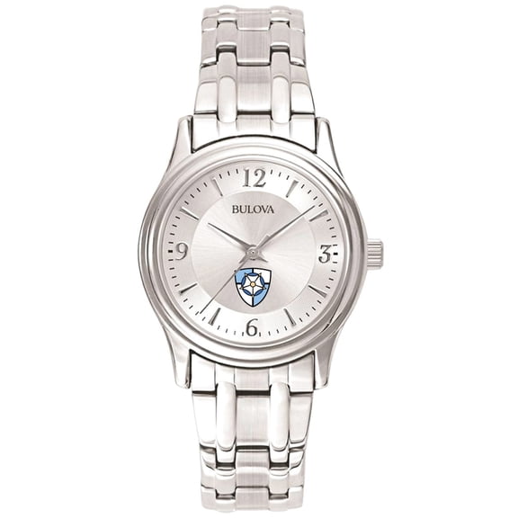 Women's Bulova Silver Notre Dame of Maryland Gators Stainless Steel Quartz Watch