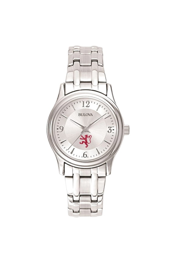 Women's Bulova Silver Phillips Exeter Academy Big Red Stainless Steel Quartz Watch