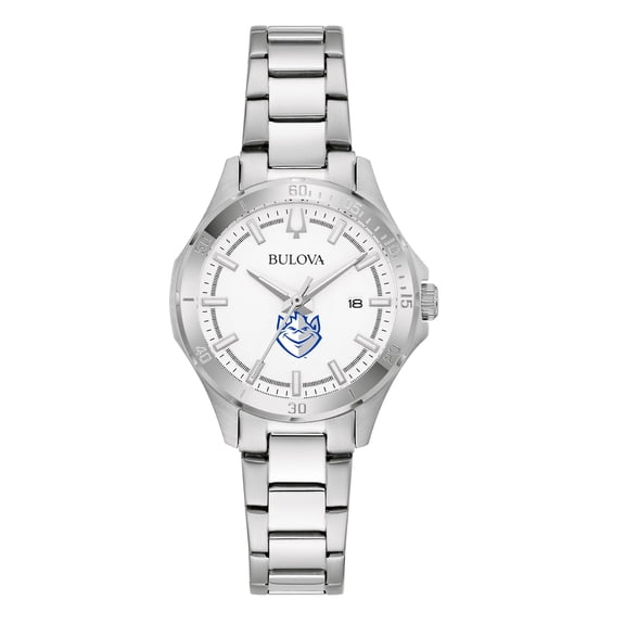 Women's Bulova Silver Saint Louis Billikens Stainless Steel Classic Sport Watch