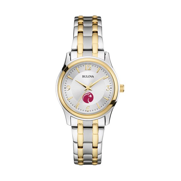 Women's Bulova Silver Seattle Pacific Falcons Two-Tone Stainless Steel Watch