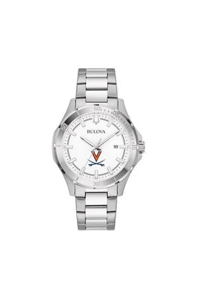 Women's Bulova Silver Utah Utes Stainless Steel Classic Sport Watch