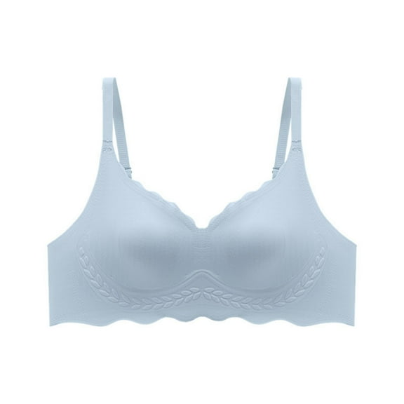Women's Bunny Ear Design Push Up Bra Wireless Seamless Small Bust Summer