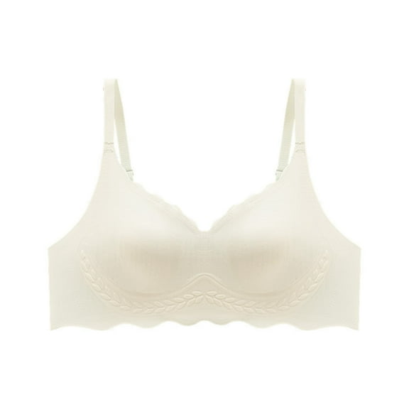 Women's Bunny Ear Design Push Up Bra Wireless Seamless Small Bust Summer