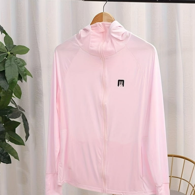 Women's Bunny-Eared Hoodie with UV Protection - Breathable