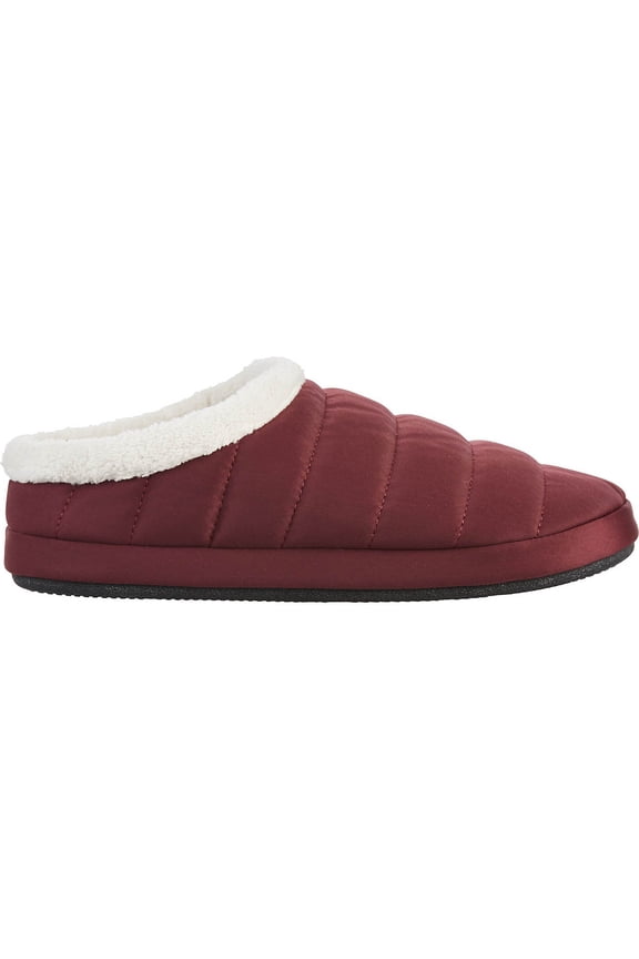 Women's Burgundy Camp Mule Slipper (Small 5/6)