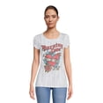 thumbnail image 1 of Women's Burning Love Graphic Tee with Short Sleeves, Sizes XS-XXXL, 1 of 5