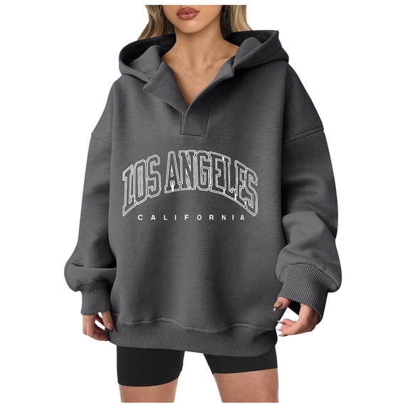Women's Business Casual Blouses Fall Winter Loose Fit Hooded Long-sleeved Dolman Off the Shoulder Hoody Graphic Leisure Cotton Hoodies Sweatshirt(Navy,S)