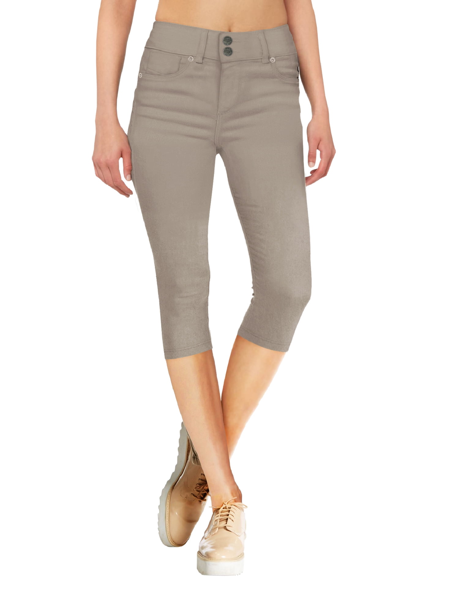 Women's Butt Lift Skinny Jeans - Super Stretchy Denim Capri, Comfort Fit, Curve Enhancing, Version 2 - View #4