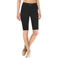 thumbnail image 1 of Women's Butt Lift V2 Super Comfy Stretch Denim Shorts, 1 of 2