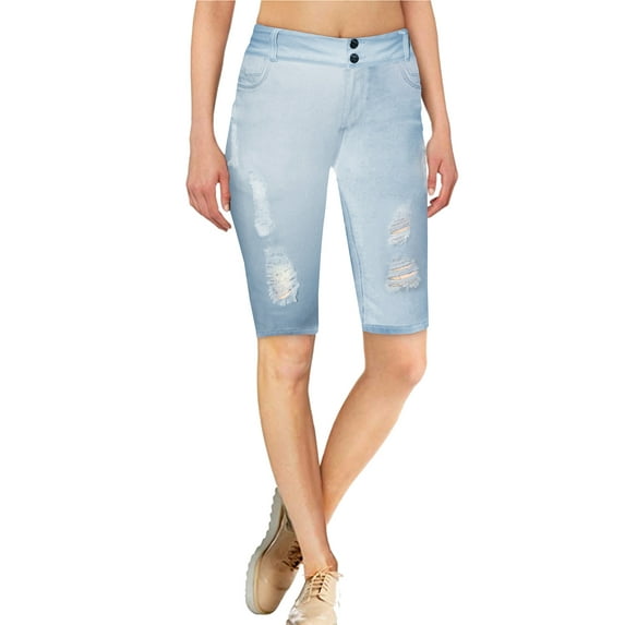 Women's Butt Lift V2 Super Comfy Stretch Denim Shorts