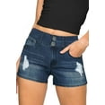 thumbnail image 1 of Women's Butt Lift V2 Super Comfy Stretch Denim Shorts, 1 of 1