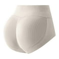 thumbnail image 1 of Women's Lifter Panties for Women Padded Underwear Seamless Booty Pads Enhancer Shapewear Lifting Panty Postpartum Underwear (Color:White,Size:M), 1 of 4