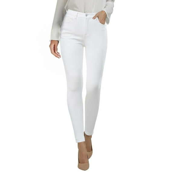 Women's -Lifting Jeans - High Waisted Skinny Stretch Denim with Distressed Details,for Size XXL