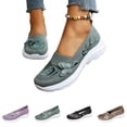 thumbnail image 1 of Women's Butterfly Embroidered Loafers Orthopedic Shoes for Women,Women's Slip on Walking Shoes Breathable Mesh Casual Loafers Lightweight Slip-on Sneakers, 1 of 8
