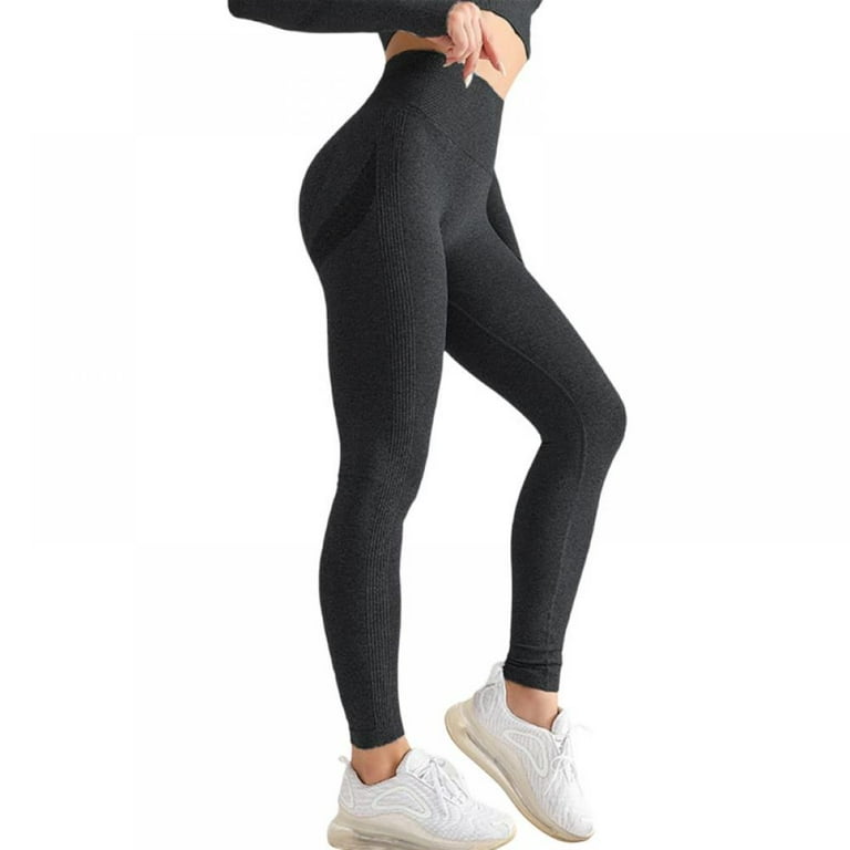 Funbiz Black Leggings for Womens Girls Yoga Pants High Waisted Gym Workout  Leggings 