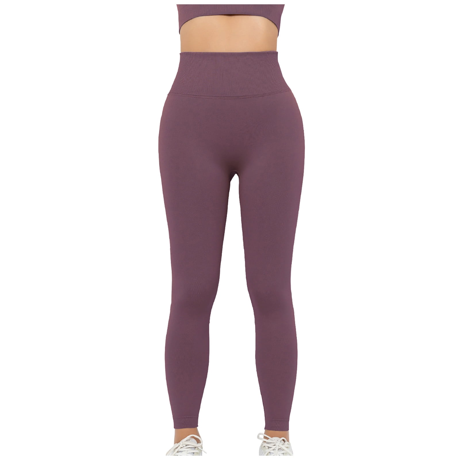 Womens Soft Yoga Leggings With Front Seam Buttery Soft Workout Active Pants  7/8 Length From Smart_boxes, $11.85