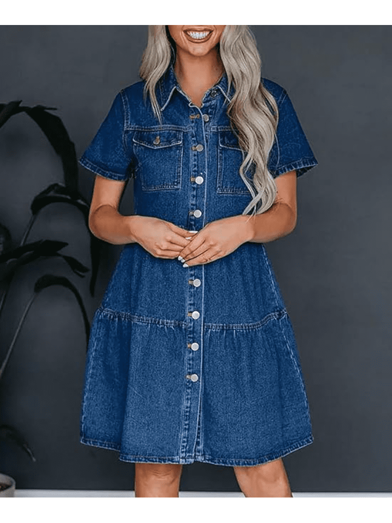 off the shoulder denim maxi dress Off Shoulder Ruffle Sleeves Denim Blue Maxi Dress Boho Dress for Photoshoots YW250070