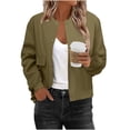 thumbnail image 1 of Women's Button Front Cardigan Jacket with Long Sleeve and Solid Color for Stylish Layering, 1 of 6