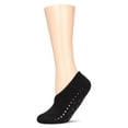 thumbnail image 1 of Women's Button Weave Lounge Slipper Sock with Grips, 1 of 11