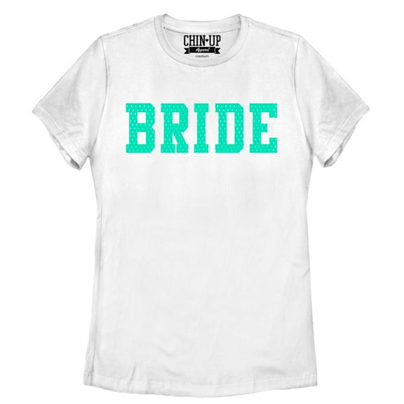 Women's CHIN UP Bride Graphic Tee White 2X Large