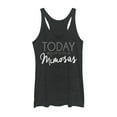 thumbnail image 1 of Women's CHIN UP Brought to You by Mimosas  Racerback Tank Top Black Heather Large, 1 of 3