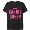 thumbnail image 1 of Women's CHIN UP Cardio Queen  Boyfriend Graphic Tee Black X Large, 1 of 4
