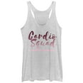 thumbnail image 1 of Women's CHIN UP Cardio Squad Racerback Tank Top White Heather Small, 1 of 3