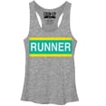 thumbnail image 1 of Women's CHIN UP Champion Runner  Racerback Tank Top Gray Heather Large, 1 of 3