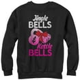 thumbnail image 1 of Women's CHIN UP Christmas Jingle and Kettle Bells  Sweatshirt Black Large, 1 of 3