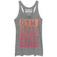 thumbnail image 1 of Women's CHIN UP Gym Hair  Racerback Tank Top Gray Heather X Large, 1 of 3