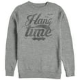 thumbnail image 1 of Women's CHIN UP Halloween Hang Time Bats  Sweatshirt Athletic Heather X Large, 1 of 3