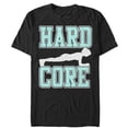 thumbnail image 1 of Women's CHIN UP Hard Core  Boyfriend Graphic Tee Black Large, 1 of 4