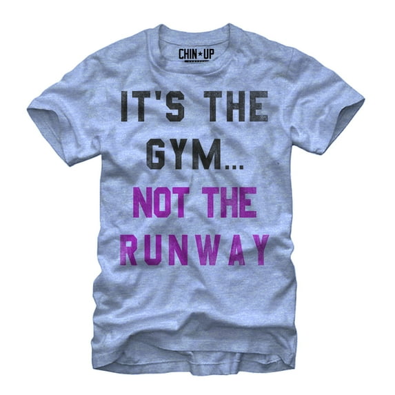 Women's CHIN UP Not the Runway Boyfriend Graphic T-Shirt