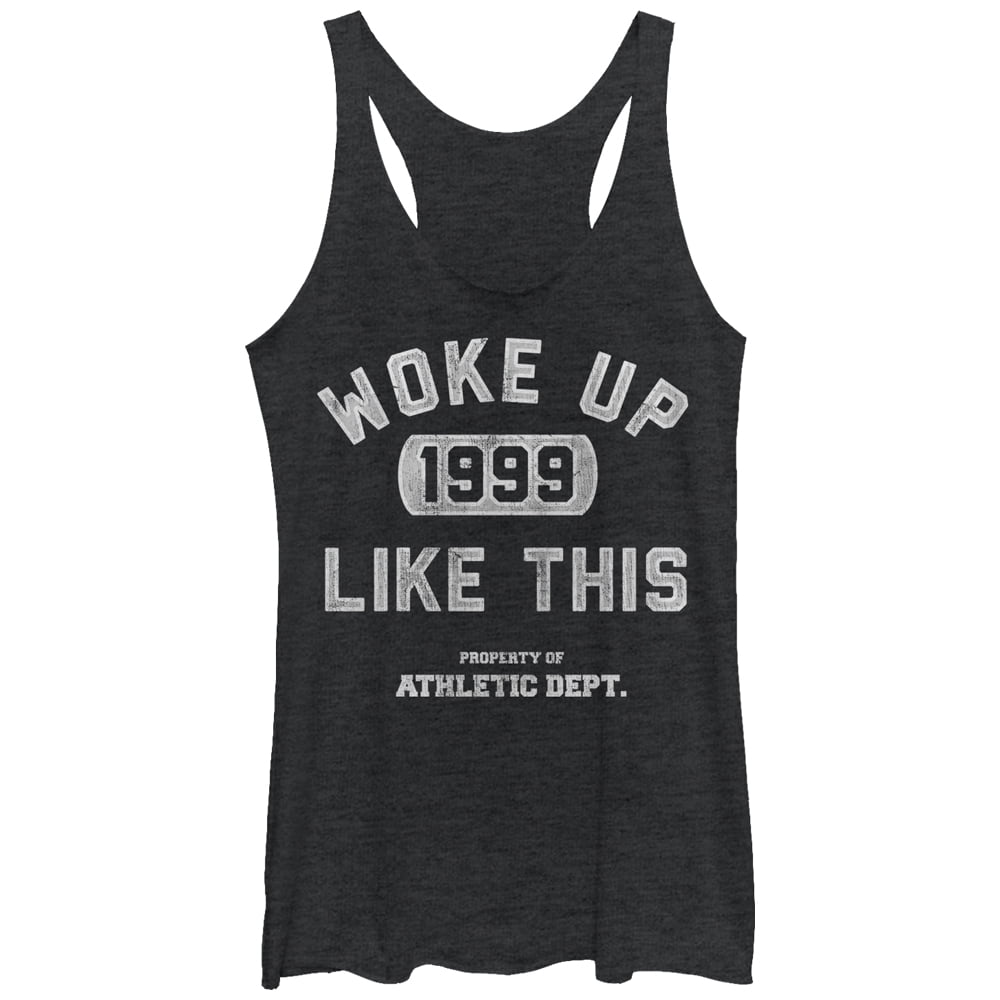 Chin Up Women's "Fix Ponytail & Try Again" Racerback Tank Top – Motivational Workout & Gym Top - View #2