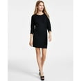thumbnail image 1 of Women's Cable Knit Sweater Dress Black XS, 1 of 1