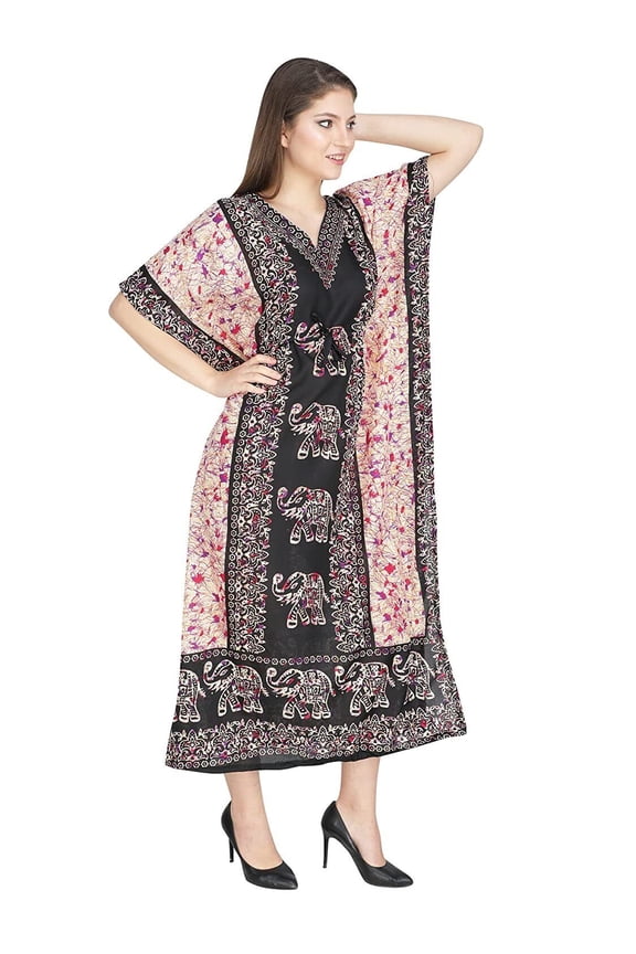 Women's Caftan Night Dress Kimono Kaftan Beach Maxi Boho Long Top Tunic