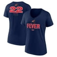 thumbnail image 1 of Women's Caitlin Clark Navy Indiana Fever Behind the Back Name & Number V-Neck T-Shirt, 1 of 3