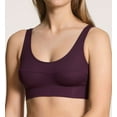 thumbnail image 1 of Women's Calida 02138 Elastic Bralette Soft Bra (Dark Violet L), 1 of 1