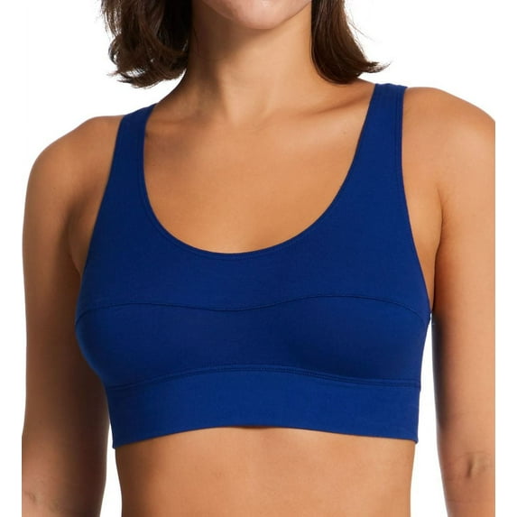 Women's Calida 02138 Elastic Bralette Soft Bra (Sodalite Blue XS)