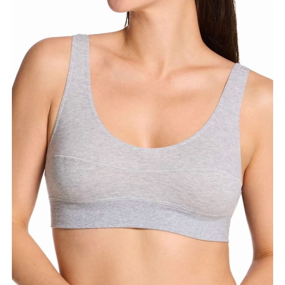 Women's Calida 02138 Elastic Bralette Soft Bra (Stone Melange XS)