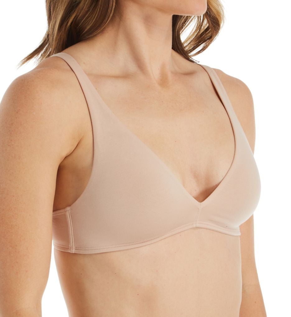 Women's Calida 04375 Natural Comfort Cotton Soft Cup Bra (White