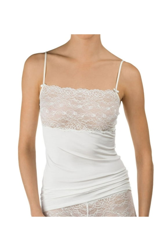 Women's Calida 11531 Sensual Secrets Lace Camisole (Alabaster Creme S)