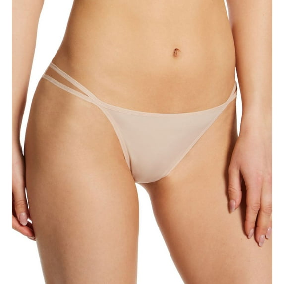 Women's Calida 20138 Eco Sense Tanga Bikini Panty (Rose Teint L)