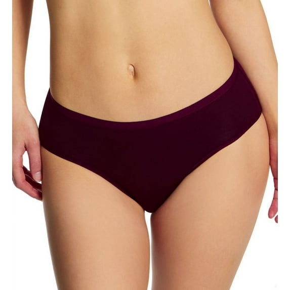 Women's Calida 21175 Natural Comfort Cotton Hi Cut Brief Panty (English Red L)